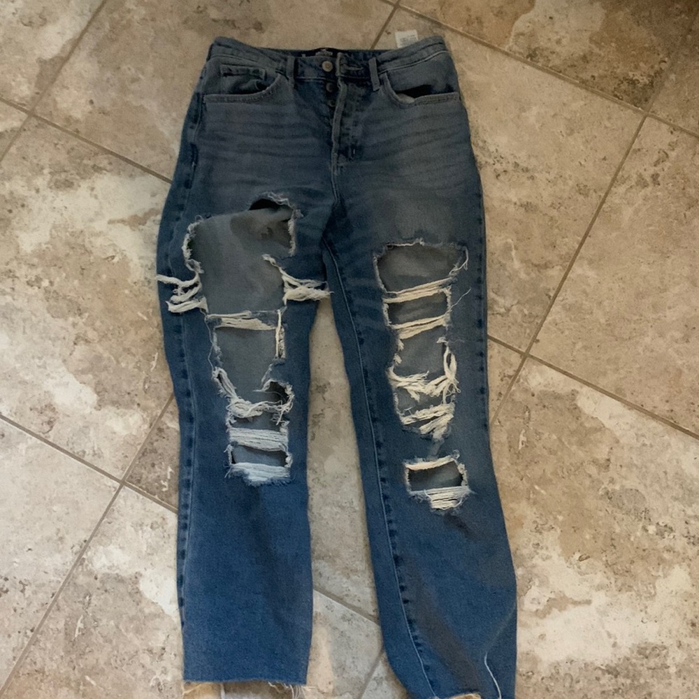 mom jeans from hollister, too big on me worn a few times